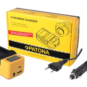 PATONA SYNCHRON USB CHARGER CANON BP208 BP308 BP308 WITH LCD