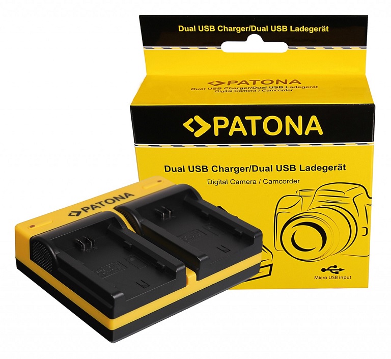 PATONA DUAL CHARGER FOR FUJI NPW235 FUJIFILM XT4 XT4