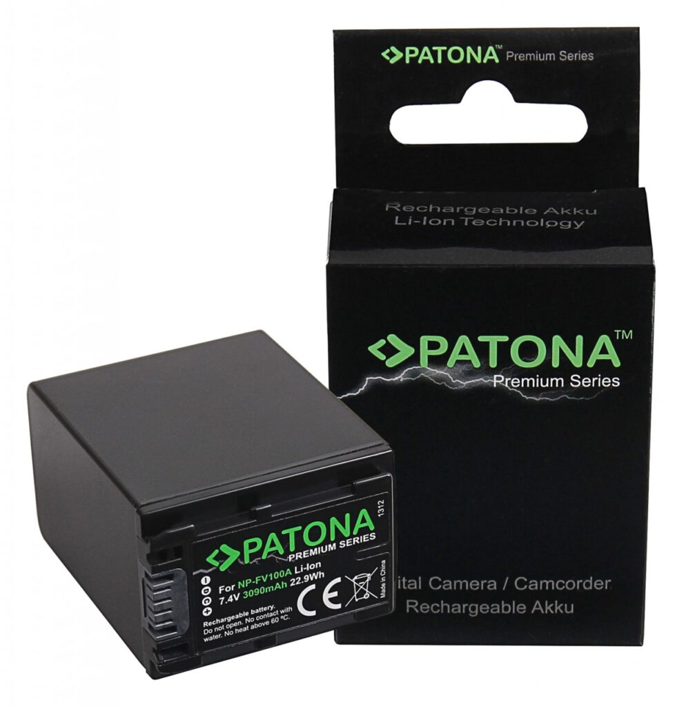 PATONA BATTERY PREMIUM SONY NPFV100 FDRAX40 FDRAX45 FDRCX680 NEXVG30