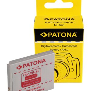 PATONA BATTERY CANON NB4L NB4L IXUS 30405055606570758