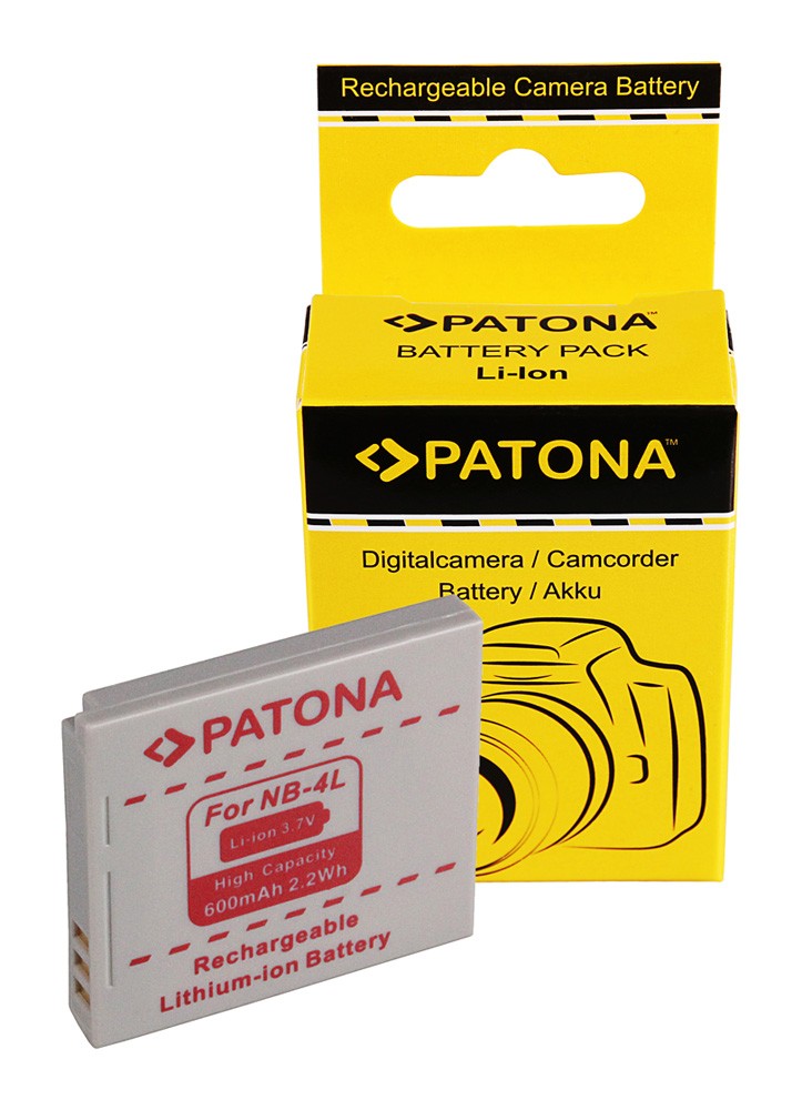 PATONA BATTERY CANON NB4L NB4L IXUS 30405055606570758