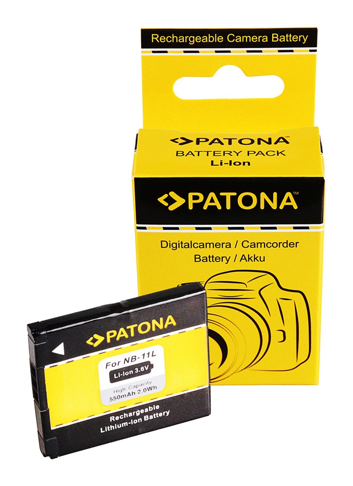 PATONA BATTERY CANON NB11L IXUS 125HS 240HS POWERSHOT A1200 NB11L