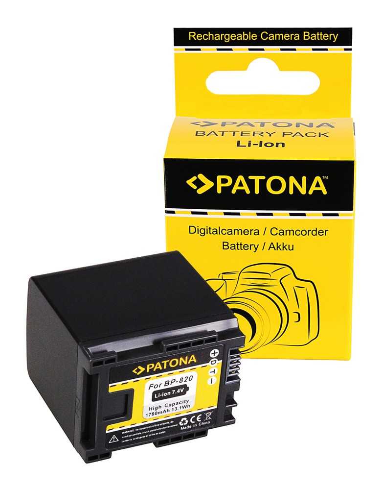 PATONA BATTERY CANON BP820 CANON HFG30 CANON XA20 CANON XA2