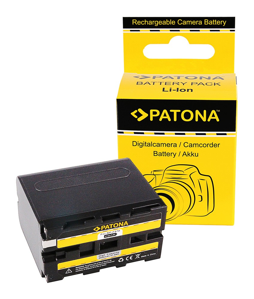 PATONA BATTERY SONY NPF970 6600 MAH / 47.5 WH / 7.2V
