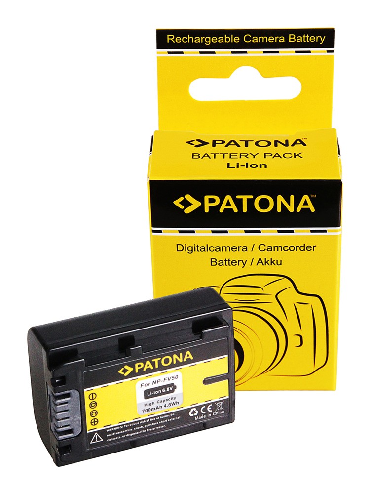 PATONA BATTERY SONY HDRCX110 HDRCX170 NPFV30 NPFV50 NPFV100