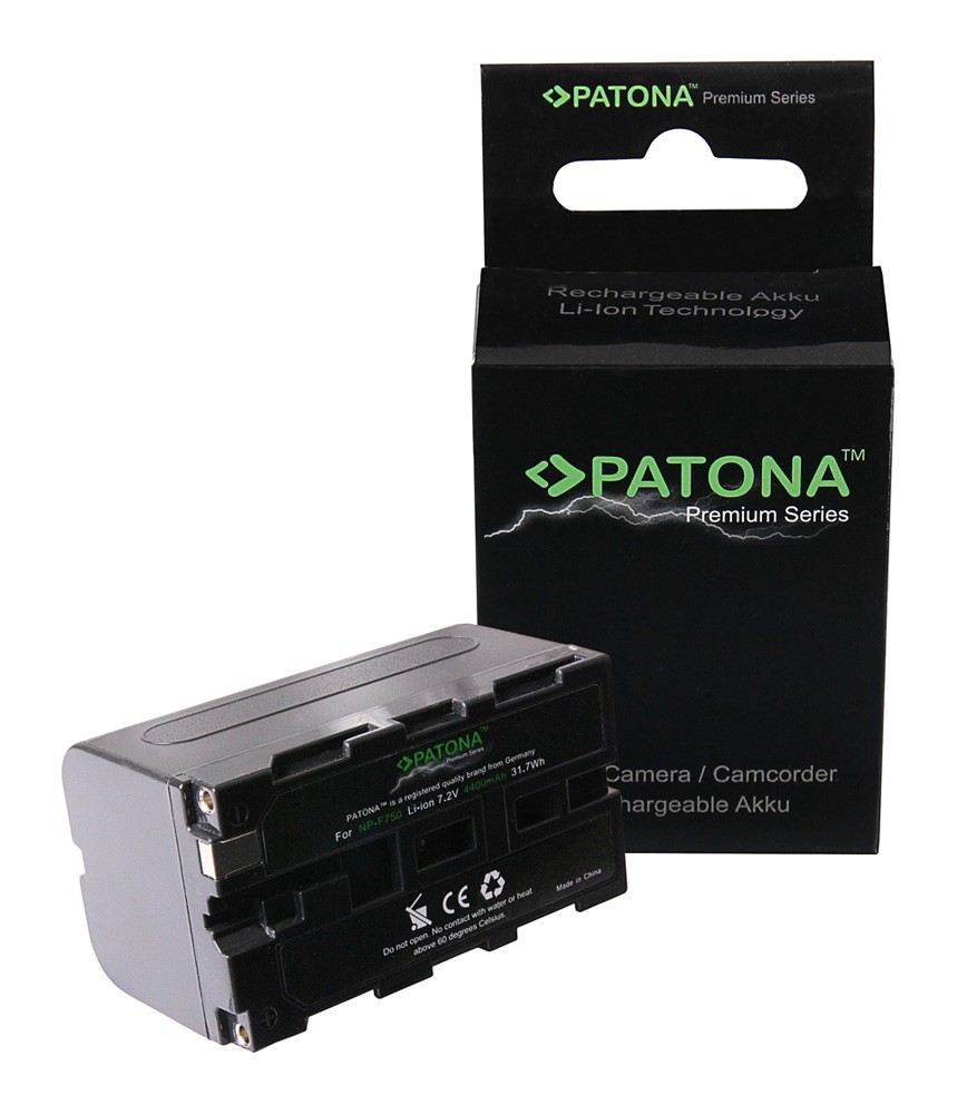 PATONA PREMIUM BATTERY SONY NPF750 4400MAH/ 31.7WH / 7.2V