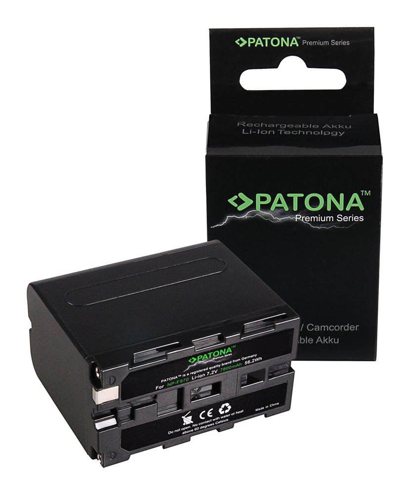 PATONA PREMIUM BATTERY SONY NPF970 7800MAH / 7.2V / 562WH
