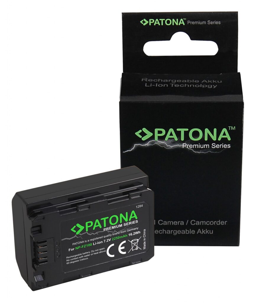 PATONA PREMIUM BATTERY SONY NPFZ100 HVRZ1C HVRV1C FX7E NEXFS100