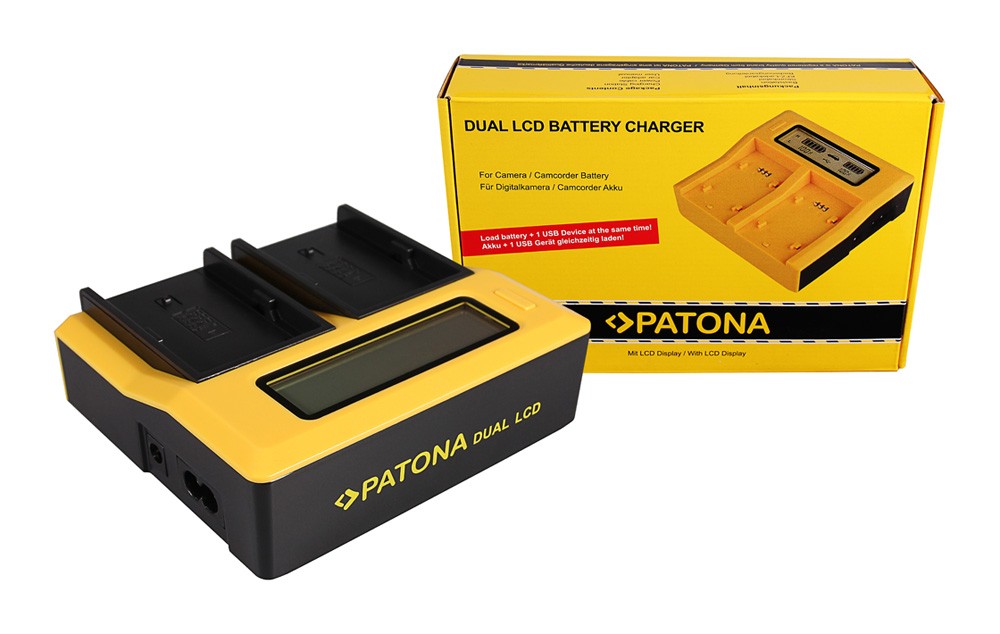 PATONA DUAL LCD USB CHARGER SONY BPU30 BPU60 BPU90 BPU95 BPU30 BPU60