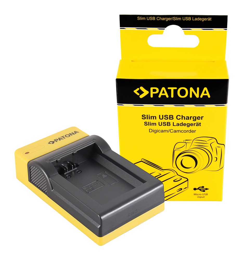 PATONA SLIM MICROUSB CHARGER SONY NPFW50 NEX A33 A55 NEX.3 NEX.3C NEX.5 NEX.5A NEX.5C