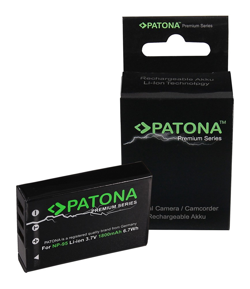 PATONA PREMIUM BATTERY FUJIFILM NP95 FINEPIX F30 F30 F31 F31 F31FD F31FD X100