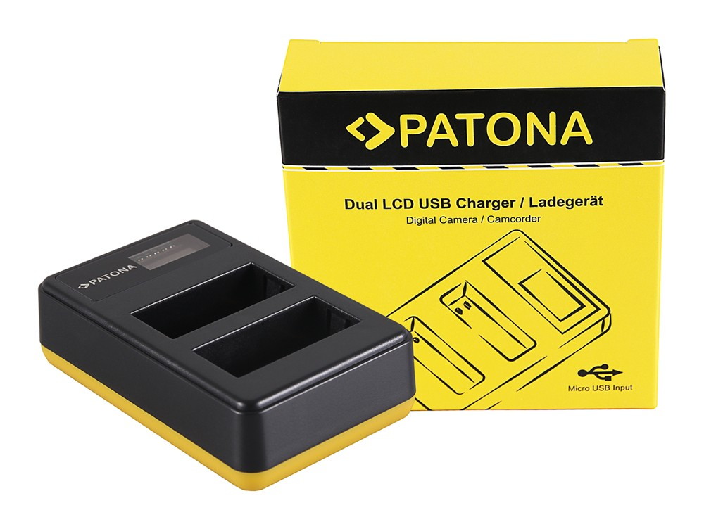 PATONA DUAL LCD USB CHARGER FUJIFILM FUJI NPW126 FINEPIX HS30 EXR HS30EXR HS30EXR HS33