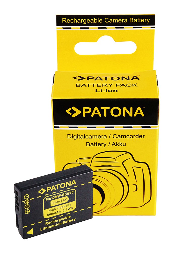 PATONA BATTERY PANASONIC LUMIX DMCTZ6 TZ7 ZS1 ZS3 DMWBCG10E