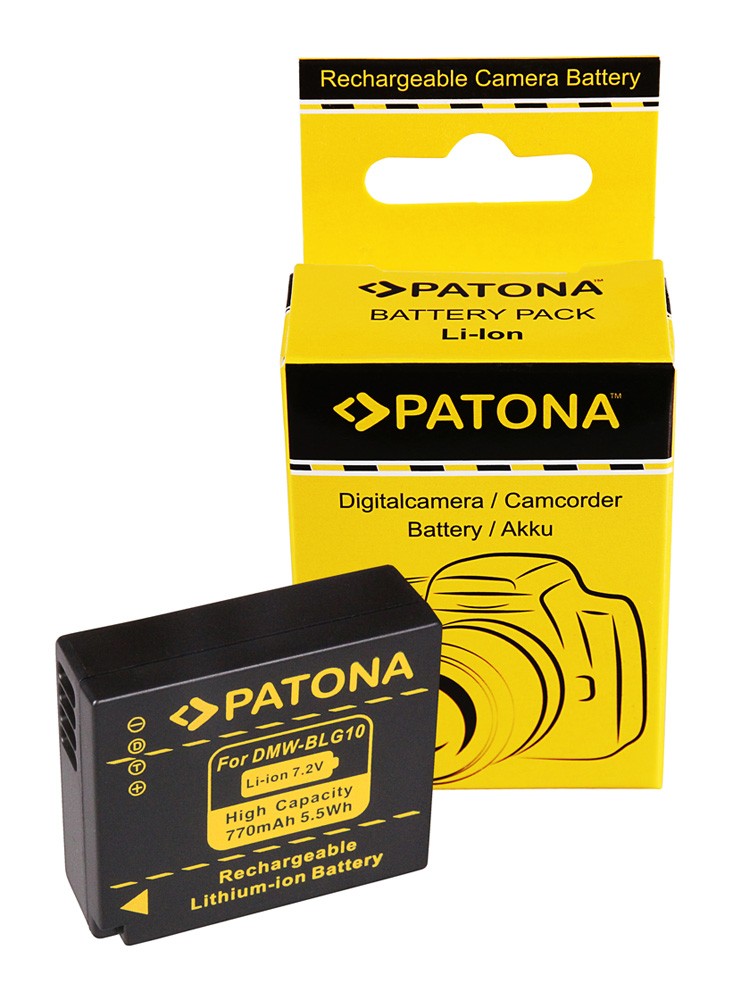 PATONA BATTERY PANASONIC DMCGF6 DMWBLG10 DMWBLG10E CSBLG10MC