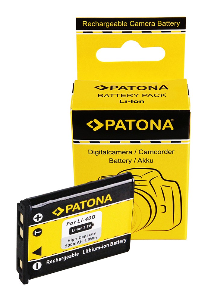 PATONA BATTERY LI40B LI42B LI40B LI42B F OLYMPUS IR300 FE5500