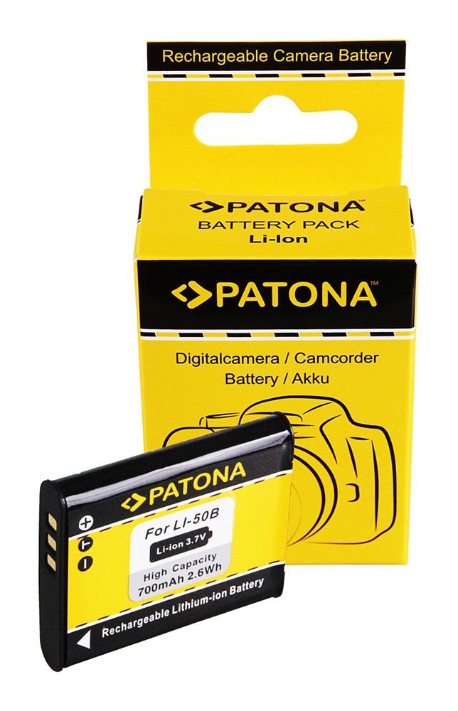 PATONA BATTERY F OLYMPUS LI50B LI50B MJU1010 MJU1020 1030