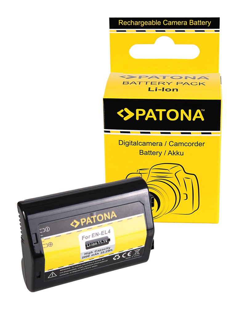 PATONA BATTERY NIKON ENEL4 ENEL4A D2H D2HS D2X D2XS D3 D3X F6