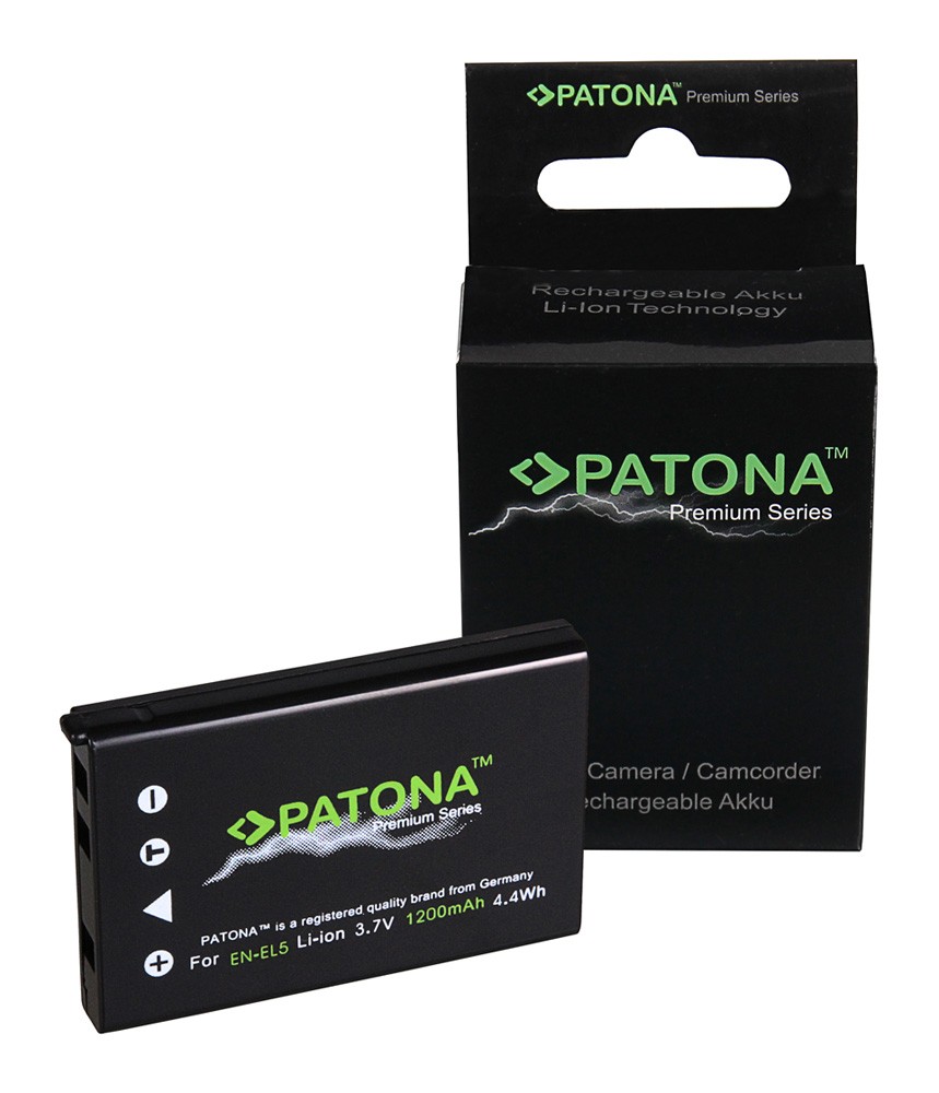 PATONA PREMIUM BATTERY NIKON ENEL5 COOLPIX 3700 4200 5200 5900 7900
