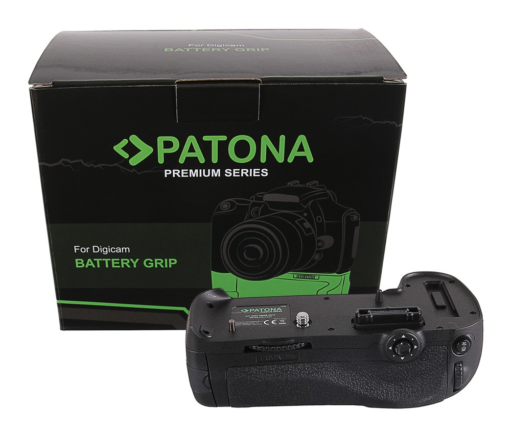 PATONA PREMIUM BATTERY GRIP NIKON D800 D800E D810 D810A MBD12H 1 X ENEL15 INCL. IR WIRELESS CONTROL