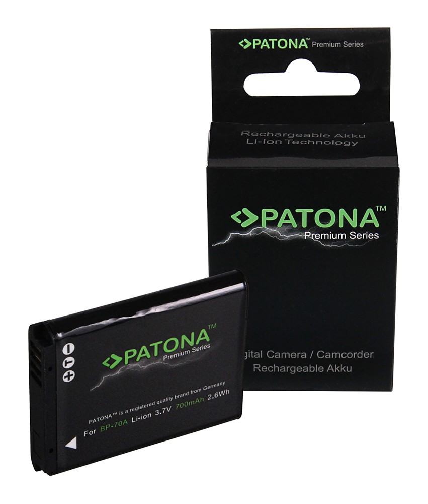 PATONA PREMIUM BATTERY SAMSUNG ES65 ES70 PL80 PL100 BP70A BP70A