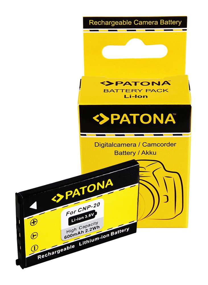 PATONA BATTERY CASIO EXZ3 Z4 Z5 S1 S2 S3 EXS70 NP20 NP20
