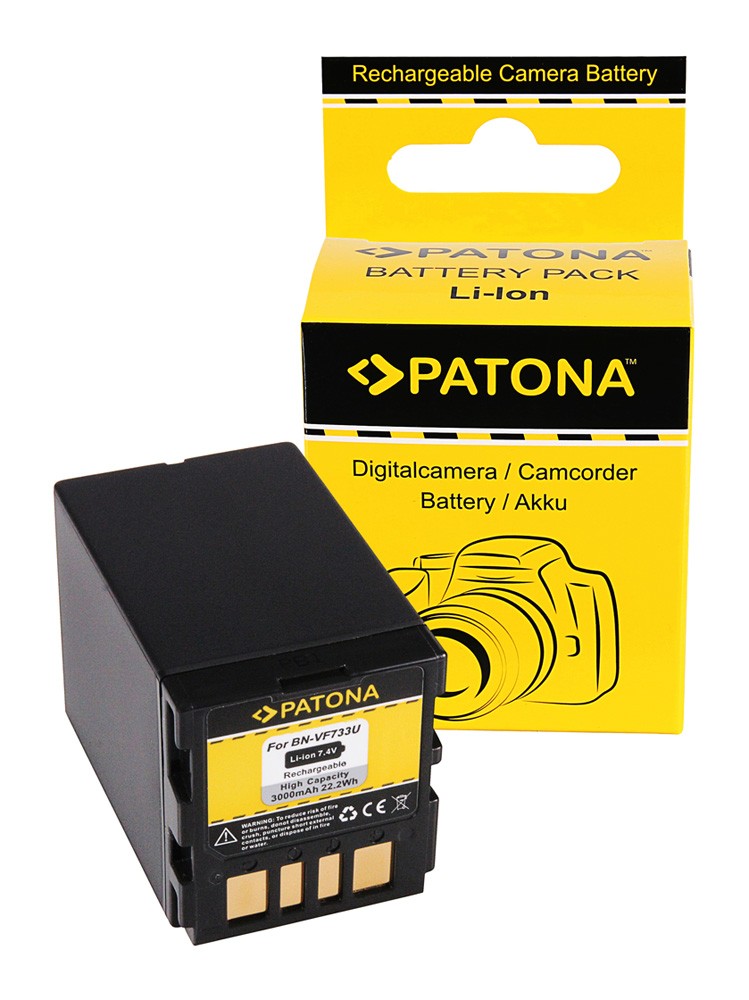 PATONA BATTERY JVC BNVF714 BNVF733 BNVF733U BNVF733US