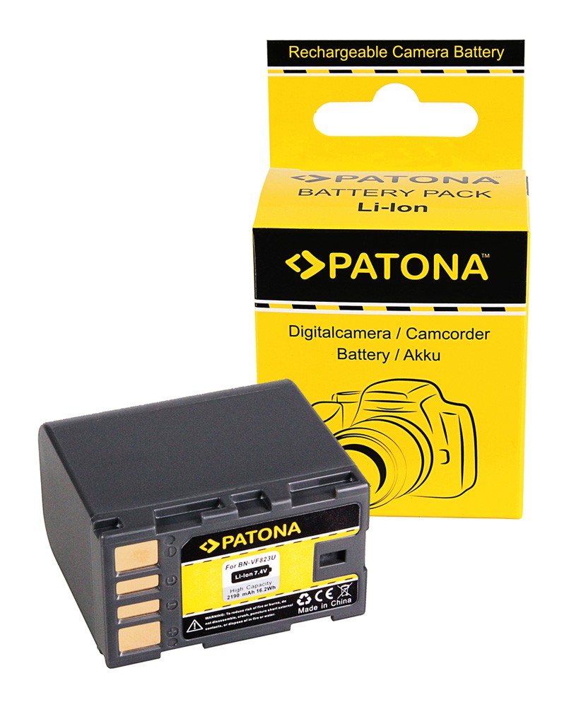 PATONA BATTERY JVC BNVF823U BNVF808 BNVF808U BNVF815 BNVF815U