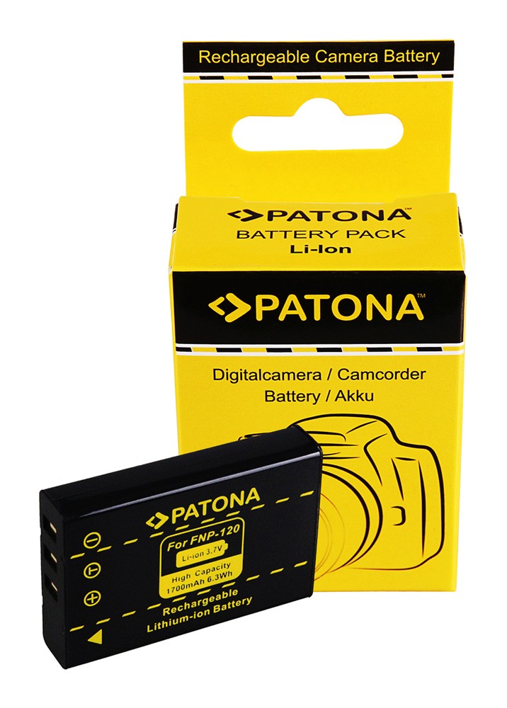 PATONA BATTERY NP120 NP120 F.FUJI F10 F11 FINEPIX603 DB43 DLI7