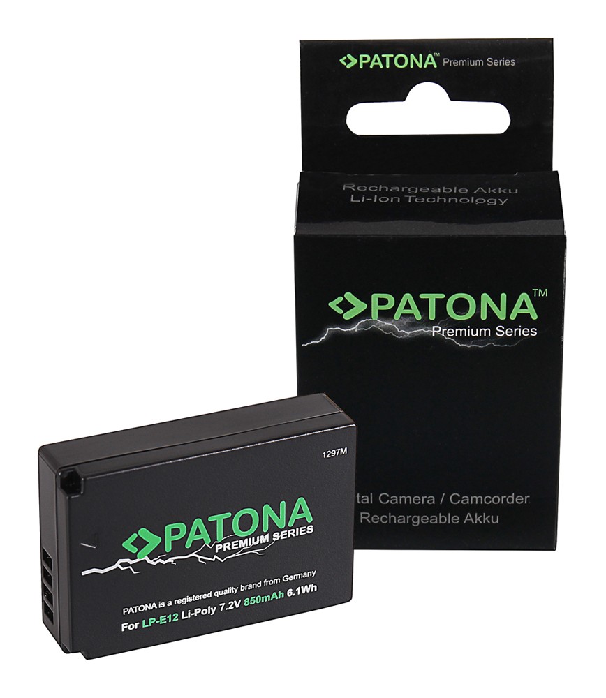 PATONA PREMIUM BATTERY CANON EOS M50 EOSM50 LPE12