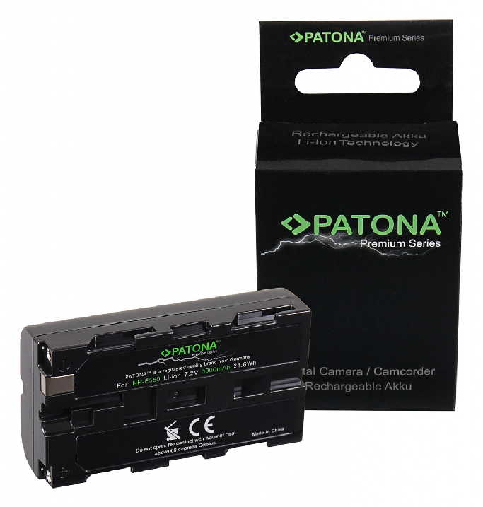 PATONA PREMIUM BATTERY SONY NPF550 3000MAH 216WH