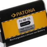 PATONA BATTERY CANON NB12L LEGRIA MINI X VIXIA MINI X POWERSHOT G1