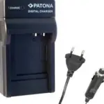 PATONA CHARGER CANON NB12L NB13L LEGRIA MINI X VIXIA MINI X POWERSHOT G1 X INCL. CAR ADAPTER