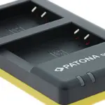PATONA DUAL QUICKCHARGER CANON LPE17 EOS 750D 760D KISS X8I INCL. MICROUSB CABEL