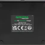 PATONA PREMIUM DUAL PD PERFORMANCE CHARGER FOR SONY NPFZ100 INCL. USBC INPUT/OUTPUT