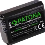 PATONA PREMIUM BATTERY SONY NPFW50 NEX3 NEX.3C NEX5 NEX.5A NEX7