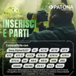 PATONA PREMIUM BATTERY SONY NPFZ100 HVRZ1C HVRV1C FX7E NEXFS100