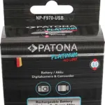 PATONA PLATINUM BATTERY SONY NPF970 POWERBANK 5V/2A USB OUTPUT 10500MAH AND MICRO USB INPUT
