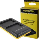 PATONA DUAL QUICK CHARGER SONY SONY NPFZ100 A7 III A7M3 ALPHA 7 III A7 R III A7RM3 ALPHA 7 R III