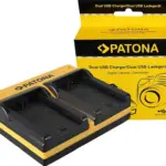 PATONA DUAL CHARGER SONY NPFZ100 A7 III A7M3 ALPHA 7 III A7 R III A7RM3 ALPHA 7 R III A9 ALPHA