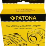 PATONA DUAL CHARGER SONY NPFZ100 A7 III A7M3 ALPHA 7 III A7 R III A7RM3 ALPHA 7 R III A9 ALPHA