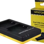 PATONA DUAL QUICKCHARGER F.FINEPIX XPRO 1 HS30 EXR INCL. MICROUSB CABLE