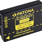 PATONA BATTERY PANASONIC LUMIX DMCTZ6 TZ7 ZS1 ZS3 DMWBCG10E
