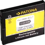PATONA BATTERY PANASONIC DMWBCL7E SZ9 SZ3 XS1 FS50 FH50 F5 BCL7