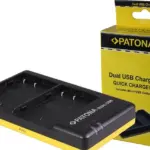 PATONA DUAL QUICKCHARGER F.PANASONIC DMWBLF19 INCL. MICROUSB CABLE