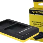 PATONA DUAL QUICKCHARGER F.PANASONIC BCG10E BCG10 INCL. MICROUSB CABLE