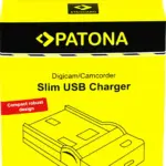PATONA SLIM MICROUSB CHARGER LEICA PANASONIC DMWBMB9 VLUX VLUX 2 VLUX 2 II