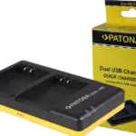 PATONA DUAL QUICKCHARGER F.OLYMPUS PSBLN1 INCL. MICROUSB CABLE