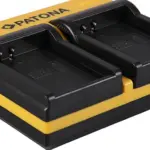 PATONA DUAL CHARGER OLYMPUS BLN1 OMD EM1 EM1 EM5 EM5 EM5 MARK II EM5 MARK II INCL. MICROUSB CABLE