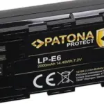 PATONA PROTECT BATTERY CANON LPE6 LPE6 EOS R EOS 60D 70D 5D 6D 7D MARK III