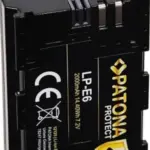 PATONA PROTECT BATTERY CANON LPE6 LPE6 EOS R EOS 60D 70D 5D 6D 7D MARK III